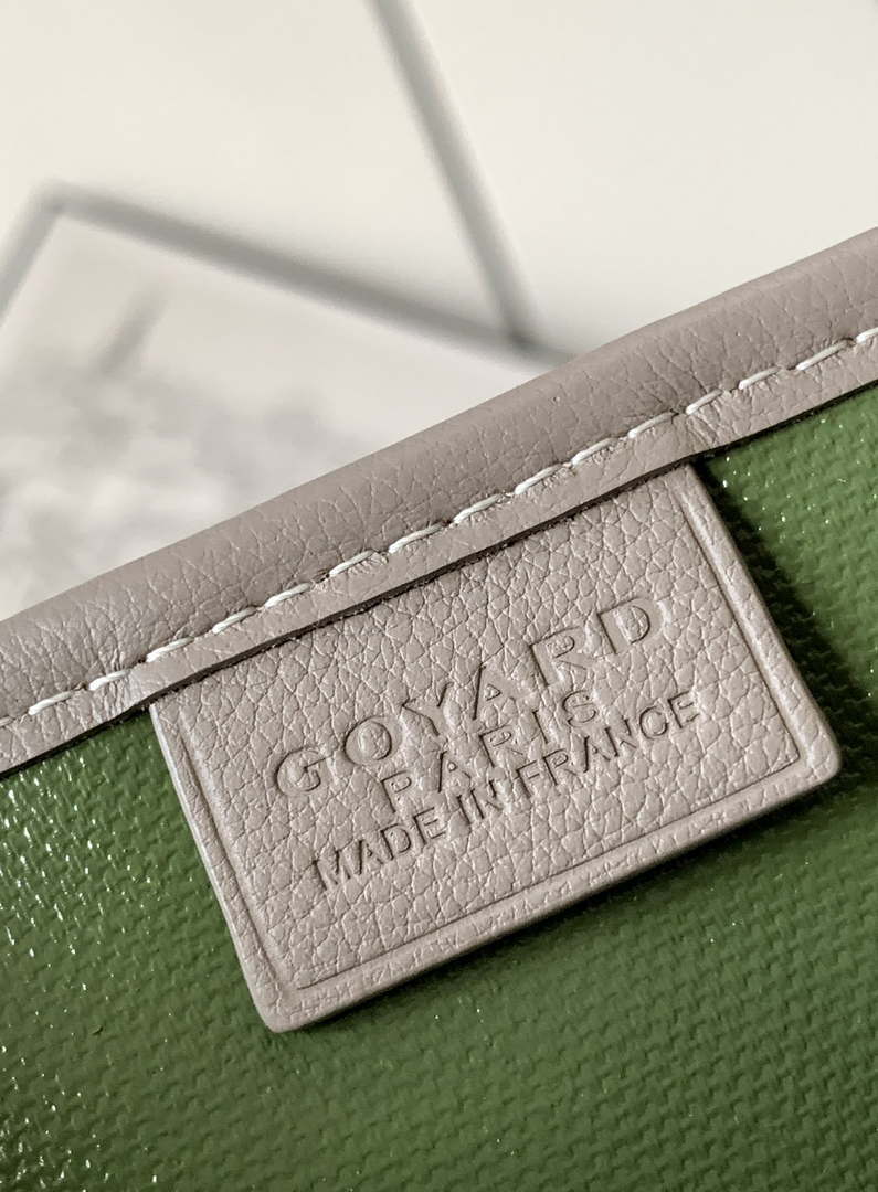 Goyard POICLAPMLTY11CL61P Poitiers Claire Voie Bag Green &Gray