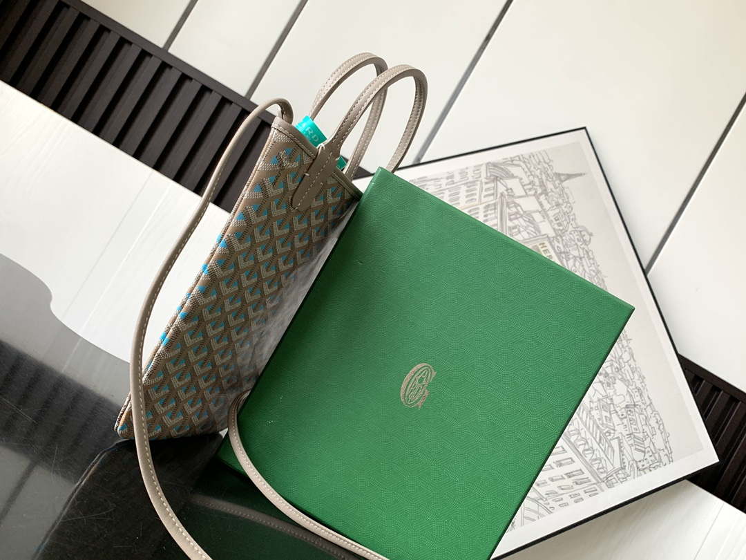 Goyard POICLAPMLTY11CL61P Poitiers Claire Voie Bag Blue &Gray - Default Title - View 2