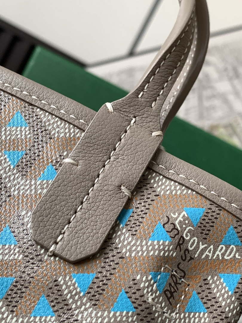 Goyard POICLAPMLTY11CL61P Poitiers Claire Voie Bag Blue &Gray