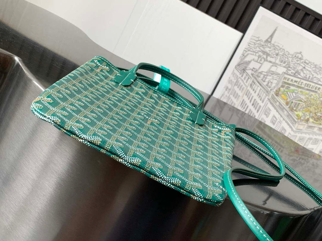 Goyard POICLAPMLTY11CL61P Poitiers Claire Voie Bag Green