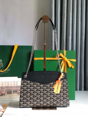 Goyard ROUETSPMLTY07CL07P Rouette Structur¨¦ PM Bag Black - Default Title - View 1