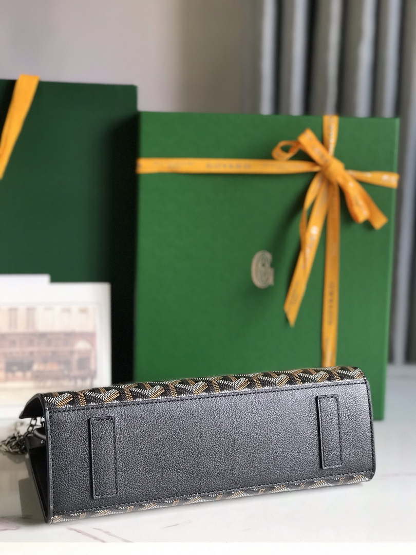 Goyard ROUETSPMLTY07CL07P Rouette Structur¨¦ PM Bag Black