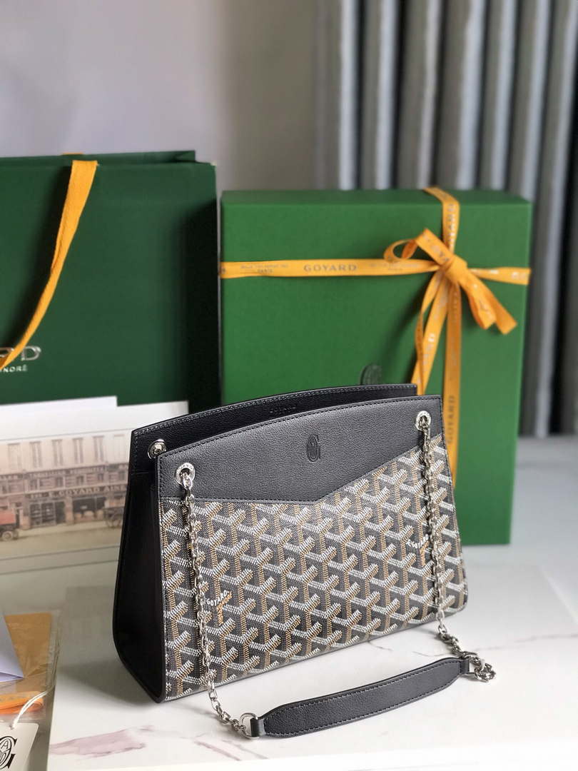 Goyard ROUETSPMLTY07CL07P Rouette Structur¨¦ PM Bag Black