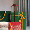 Goyard ROUETSMINTY08CL08P Rouette Structur¨¦ Mini Bag Red - Default Title - View 1