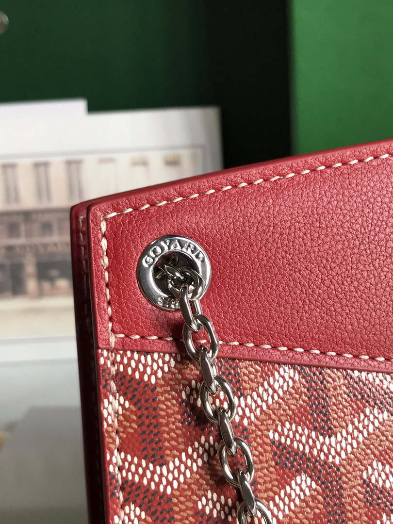 Goyard ROUETSMINTY08CL08P Rouette Structur¨¦ Mini Bag Red