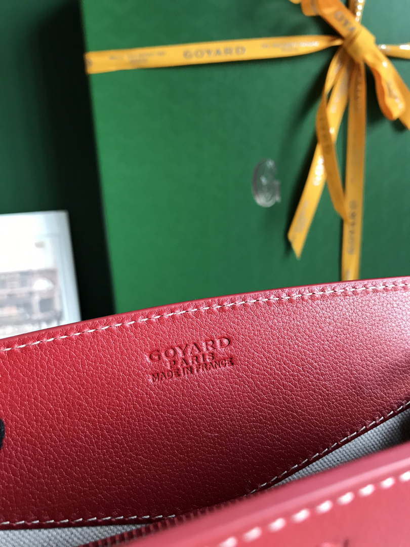 Goyard ROUETSMINTY08CL08P Rouette Structur¨¦ Mini Bag Red