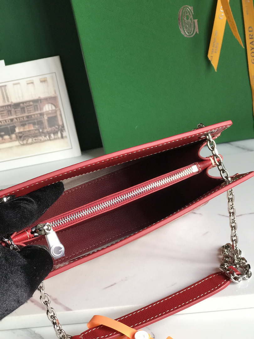 Goyard ROUETSMINTY08CL08P Rouette Structur¨¦ Mini Bag Red
