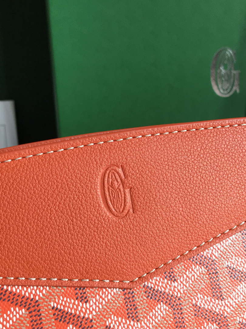 Goyard ROUETSMINTY08CL08P Rouette Structur¨¦ Mini Bag Orange