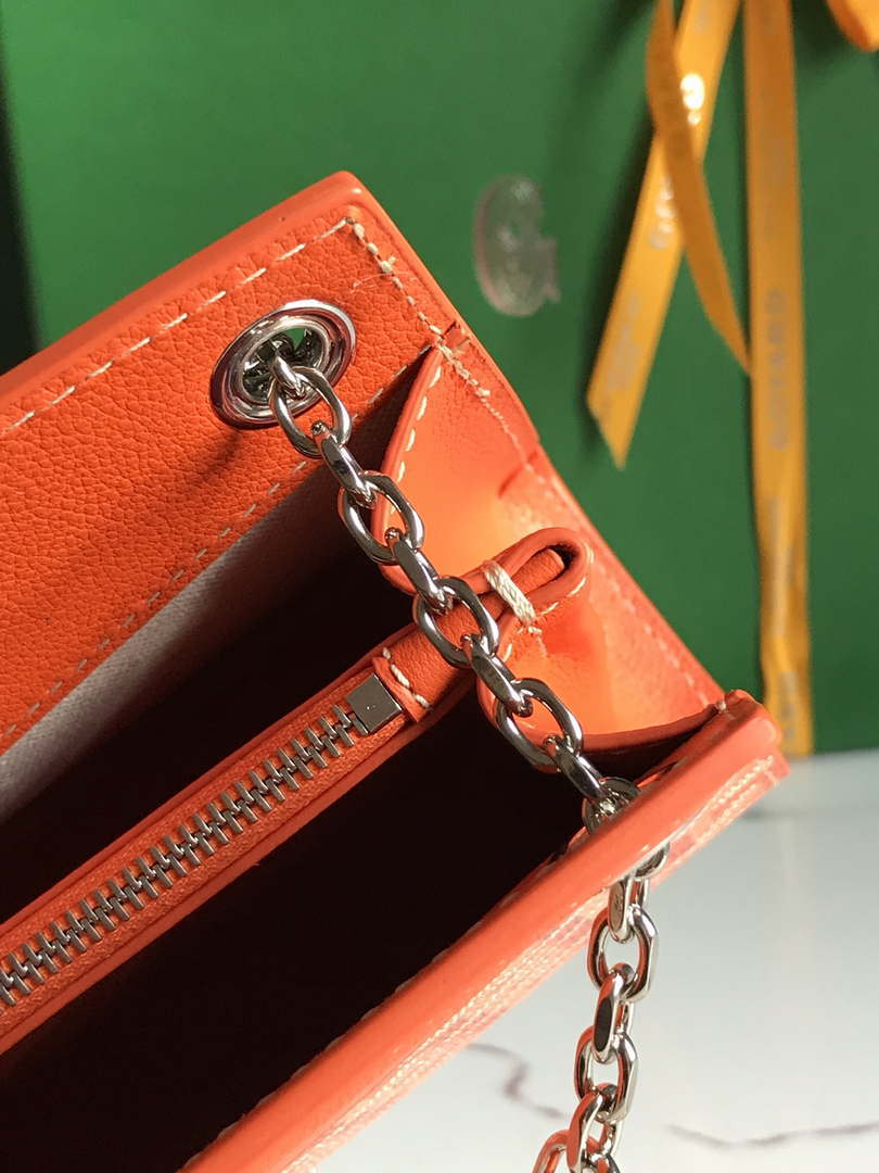 Goyard ROUETSMINTY08CL08P Rouette Structur¨¦ Mini Bag Orange