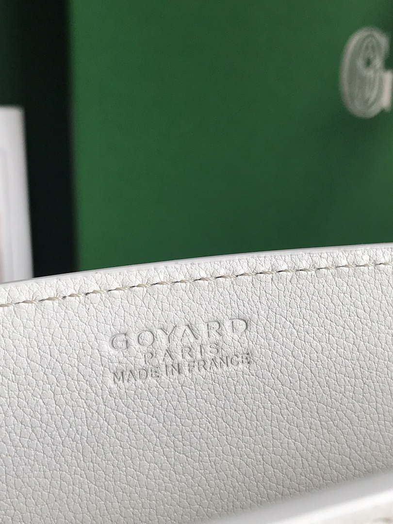 Goyard ROUETSMINTY08CL08P Rouette Structur¨¦ Mini Bag White