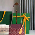 Goyard ROUETSMINTY08CL08P Rouette Structur¨¦ Mini Bag Wine Red - Default Title - View 1