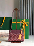Goyard ROUETSMINTY08CL08P Rouette Structur¨¦ Mini Bag Wine Red