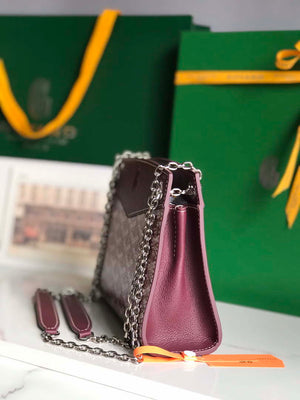 Goyard ROUETSMINTY08CL08P Rouette Structur¨¦ Mini Bag Wine Red - Default Title - View 4