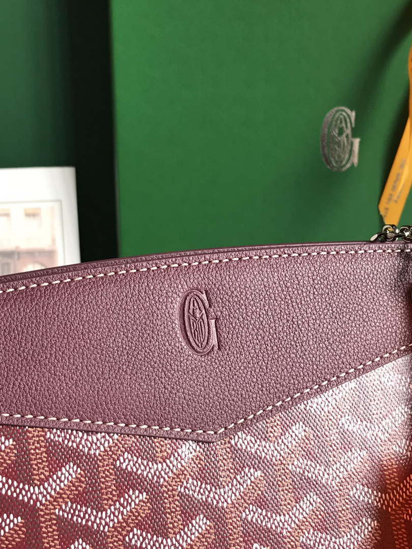 Goyard ROUETSMINTY08CL08P Rouette Structur¨¦ Mini Bag Wine Red