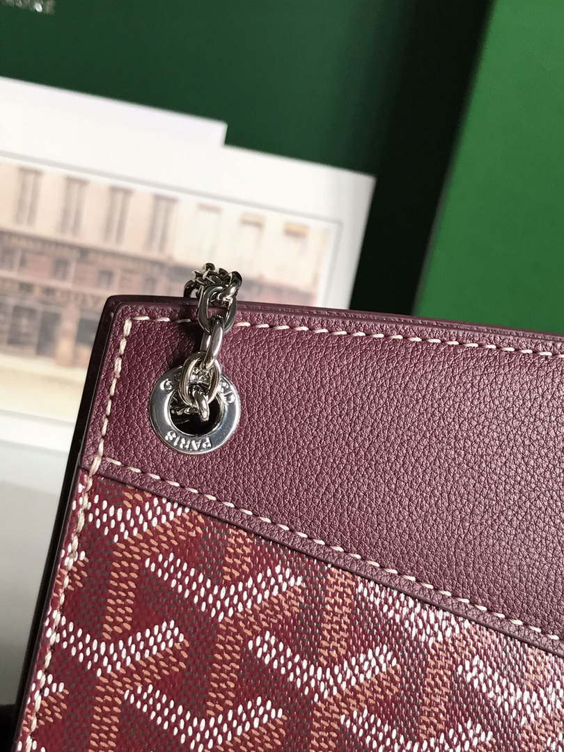 Goyard ROUETSMINTY08CL08P Rouette Structur¨¦ Mini Bag Wine Red