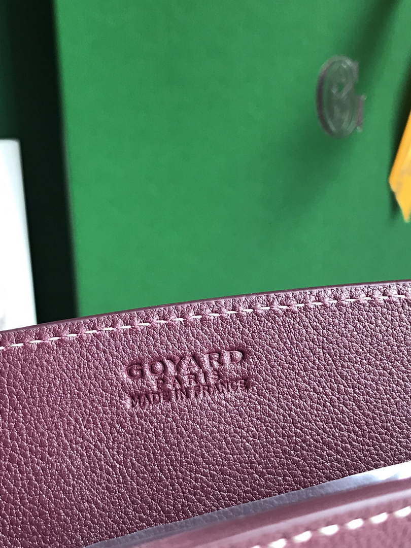 Goyard ROUETSMINTY08CL08P Rouette Structur¨¦ Mini Bag Wine Red