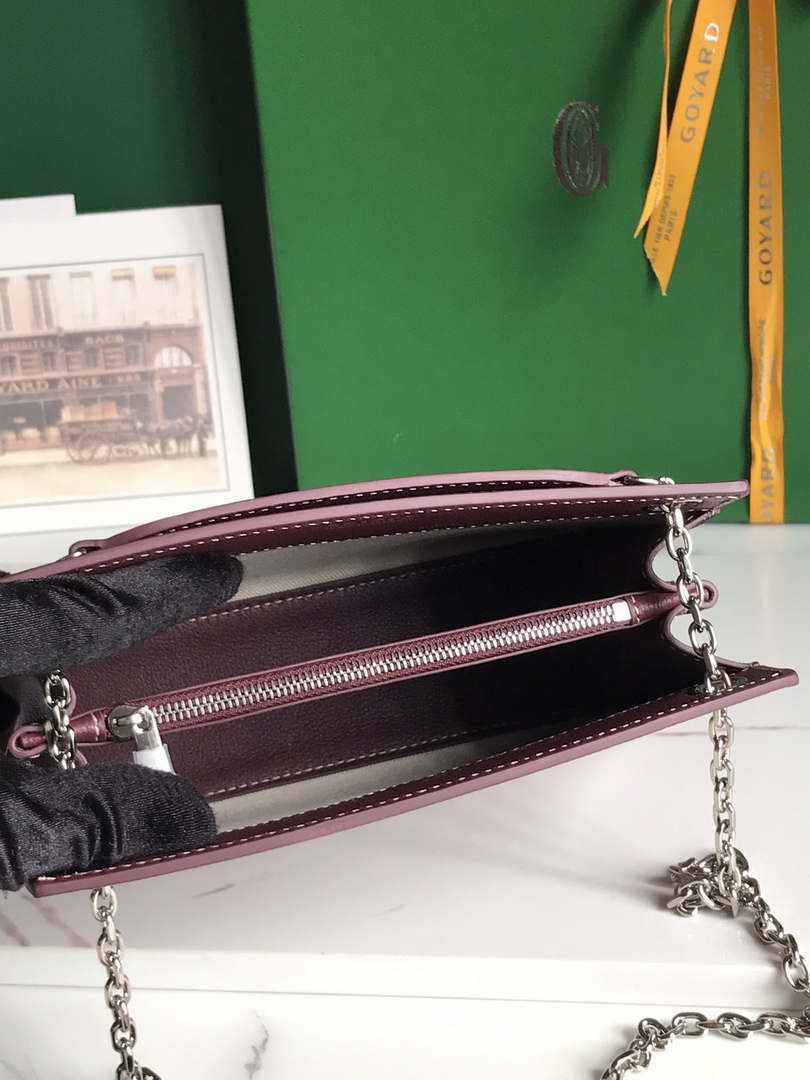 Goyard ROUETSMINTY08CL08P Rouette Structur¨¦ Mini Bag Wine Red