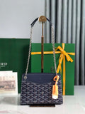 Goyard ROUETSMINTY08CL08P Rouette Structur¨¦ Mini Bag Navy blue