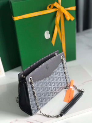 Goyard ROUETSMINTY08CL08P Rouette Structur¨¦ Mini Bag Gray - Default Title - View 9