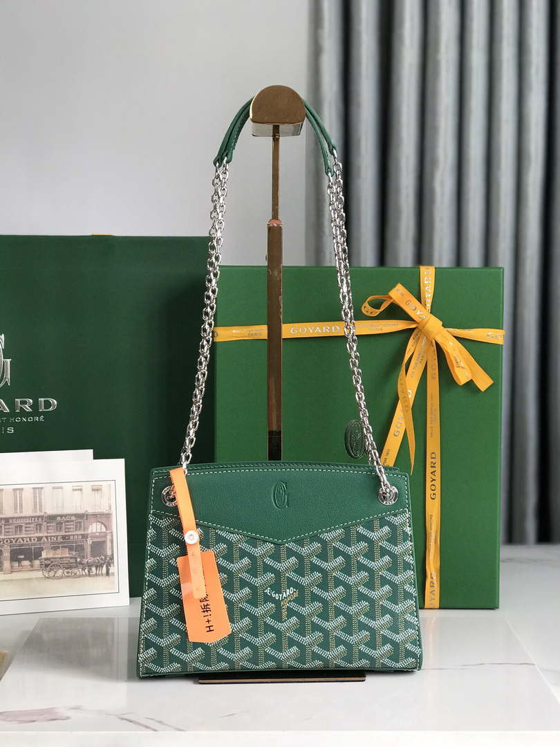 Goyard ROUETSMINTY08CL08P Rouette Structur¨¦ Mini Bag Green