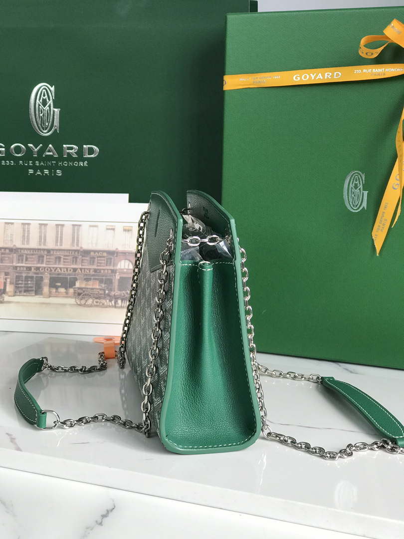 Goyard ROUETSMINTY08CL08P Rouette Structur¨¦ Mini Bag Green
