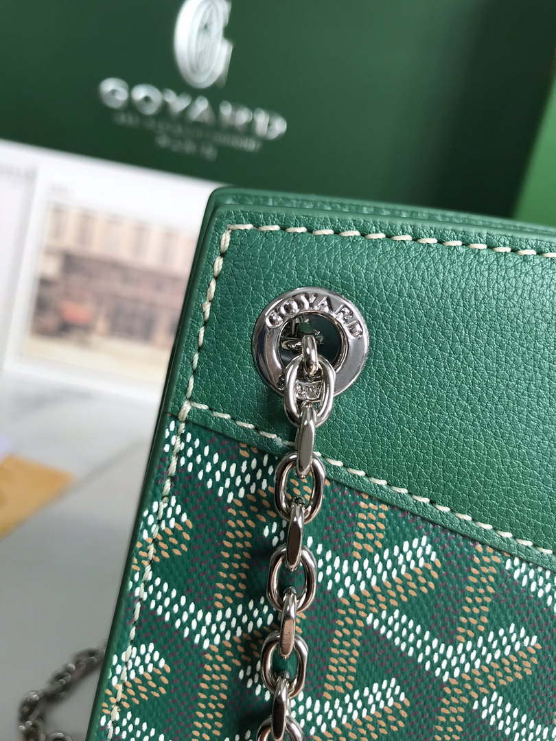 Goyard ROUETSMINTY08CL08P Rouette Structur¨¦ Mini Bag Green