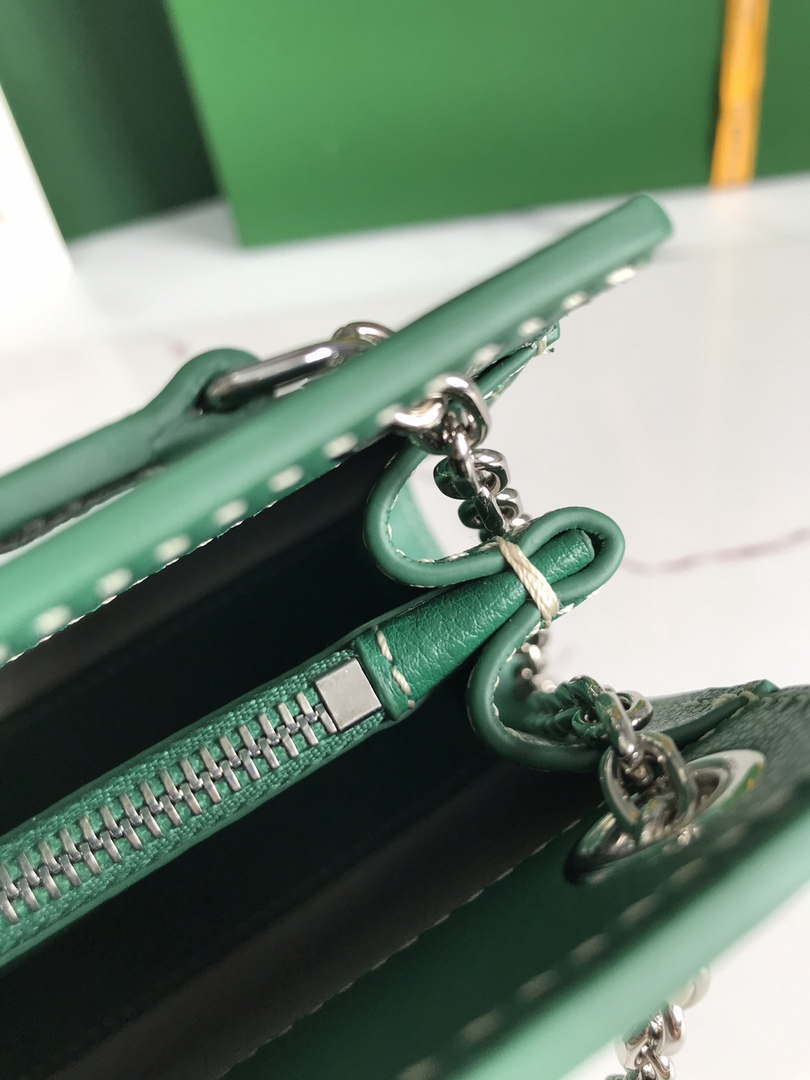 Goyard ROUETSMINTY08CL08P Rouette Structur¨¦ Mini Bag Green