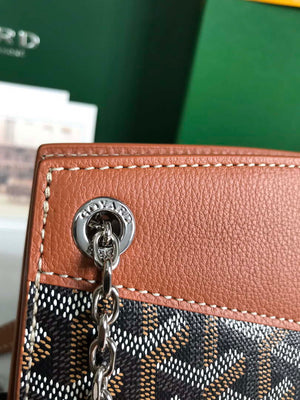 Goyard ROUETSMINTY08CL08P Rouette Structur¨¦ Mini Bag Brown - Default Title - View 5