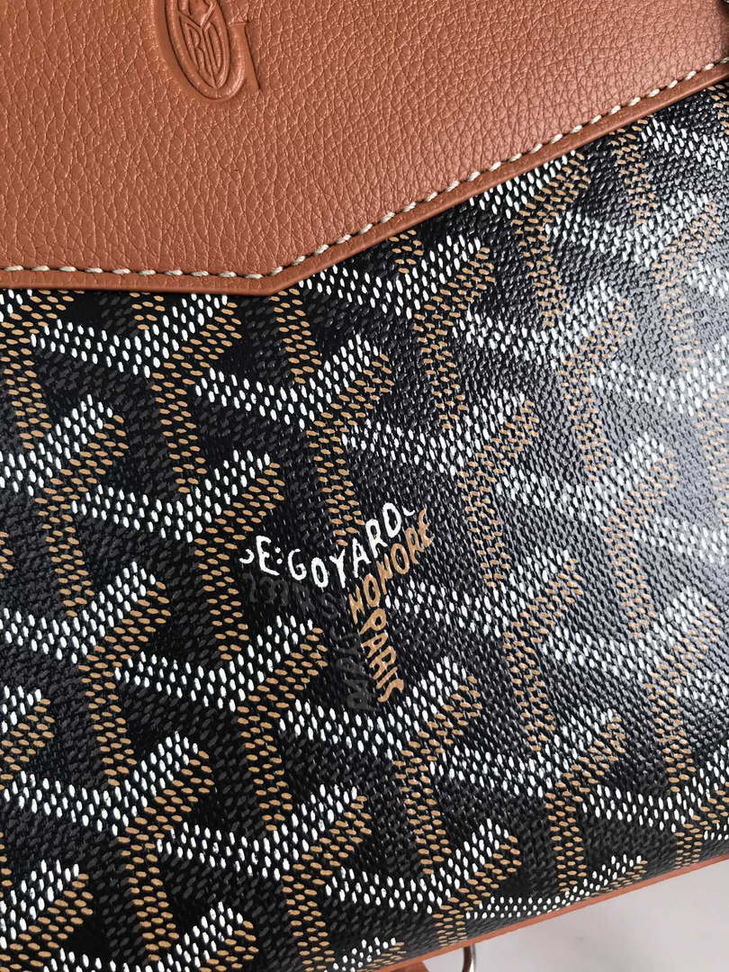 Goyard ROUETSMINTY08CL08P Rouette Structur¨¦ Mini Bag Brown