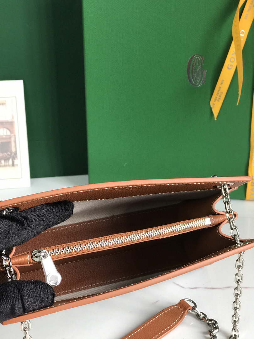 Goyard ROUETSMINTY08CL08P Rouette Structur¨¦ Mini Bag Brown