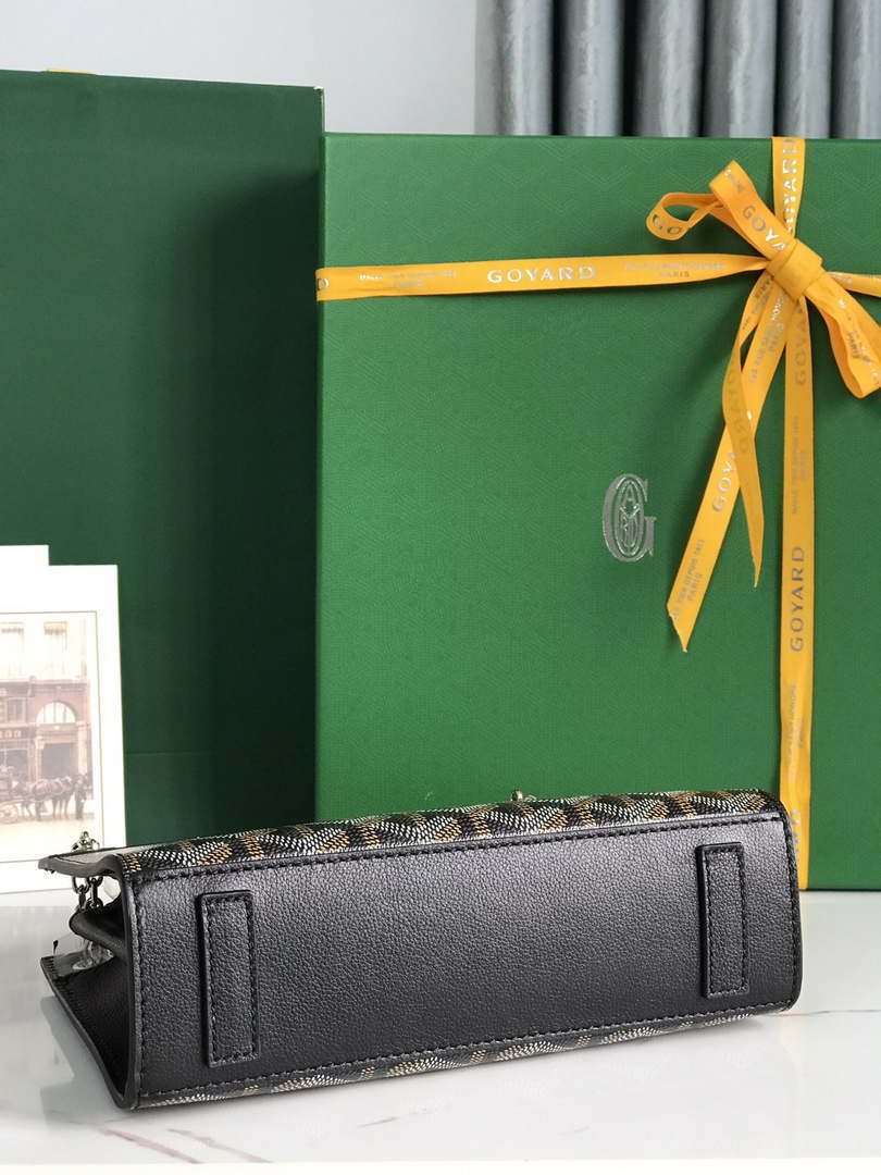 Goyard ROUETSMINTY08CL08P Rouette Structur¨¦ Mini Bag Black