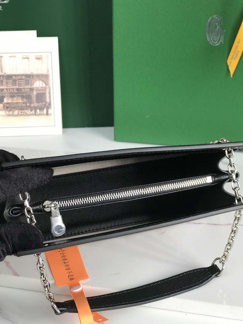 Goyard ROUETSMINTY08CL08P Rouette Structur¨¦ Mini Bag Black