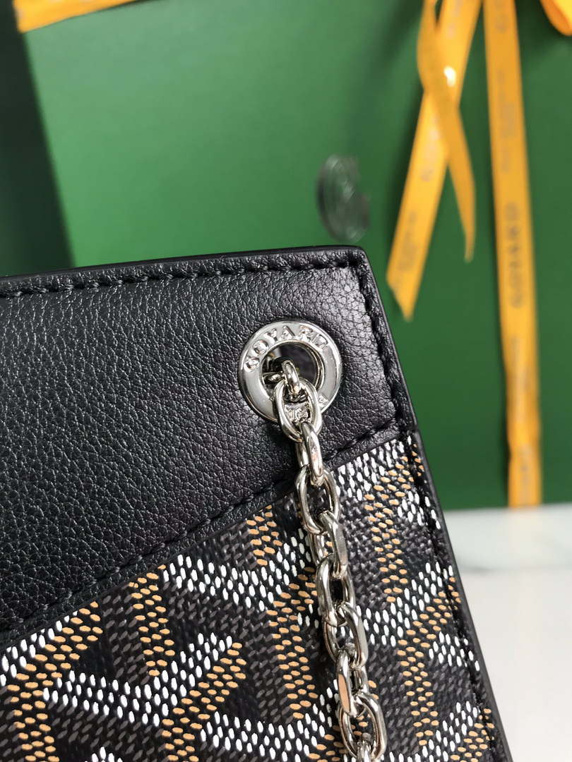 Goyard ROUETSMINTY08CL08P Rouette Structur¨¦ Mini Bag Black