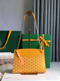 Goyard ROUETSMINTY08CL08P Rouette Structur¨¦ Mini Bag Yellow