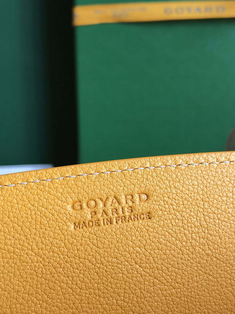 Goyard ROUETSMINTY08CL08P Rouette Structur¨¦ Mini Bag Yellow