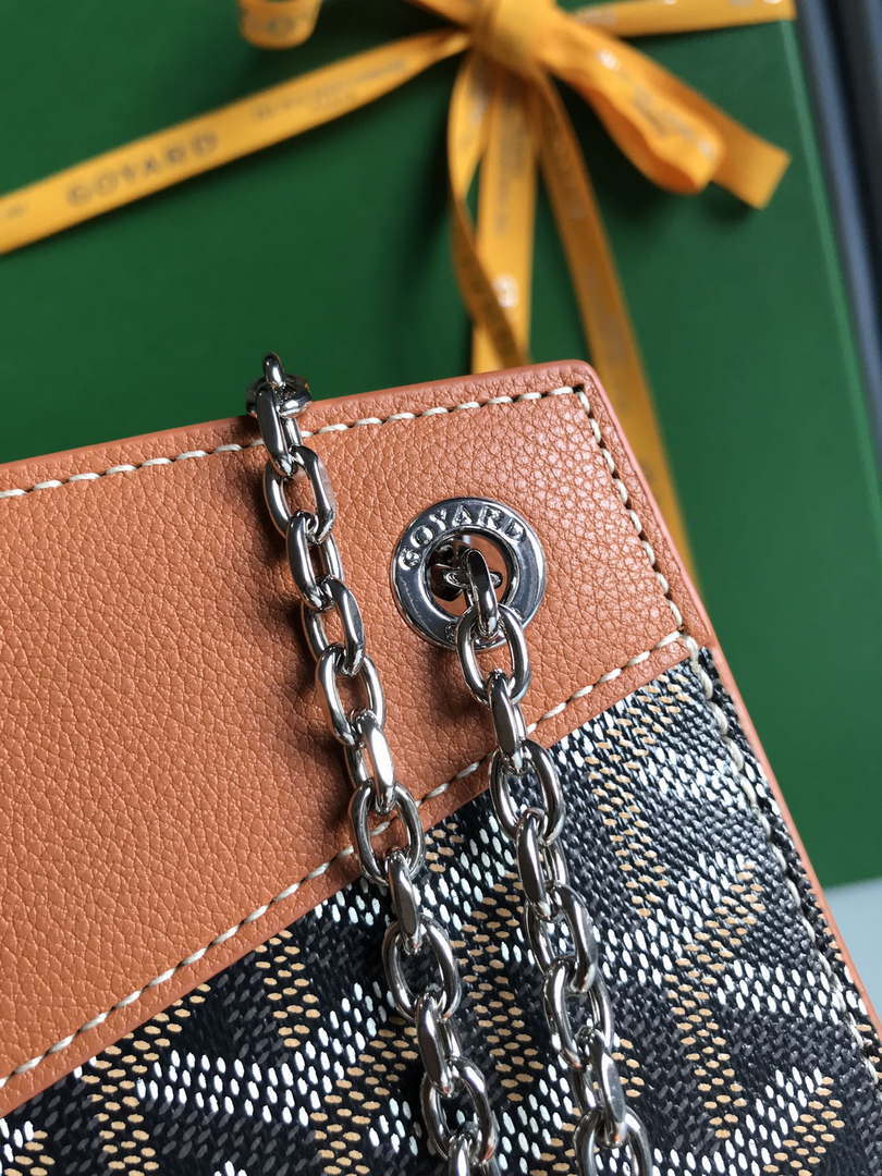 Goyard ROUETSPMLTY07CL07P Rouette Structur¨¦ PM Bag Brown