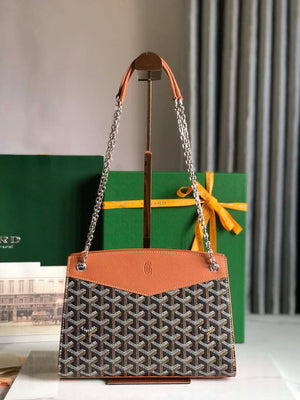 Goyard ROUETSPMLTY07CL07P Rouette Structur¨¦ PM Bag Brown - Default Title - View 9