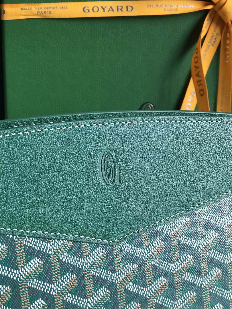 Goyard ROUETSPMLTY07CL07P Rouette Structur¨¦ PM Bag Green