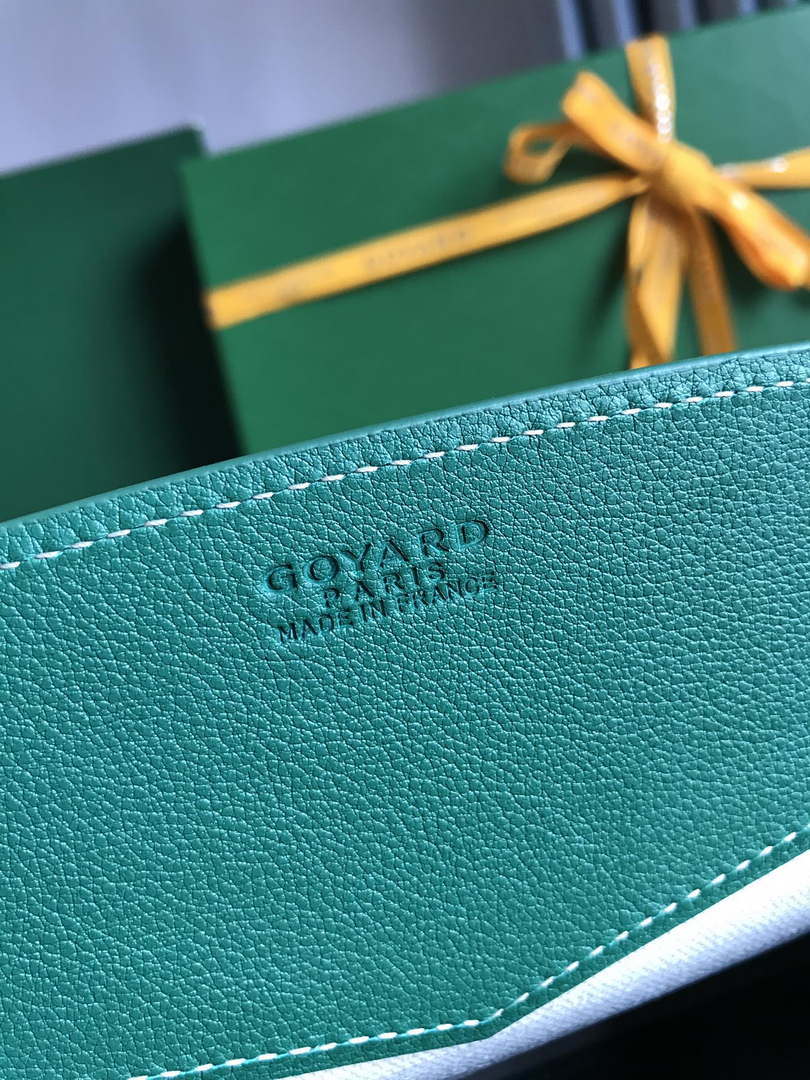 Goyard ROUETSPMLTY07CL07P Rouette Structur¨¦ PM Bag Green
