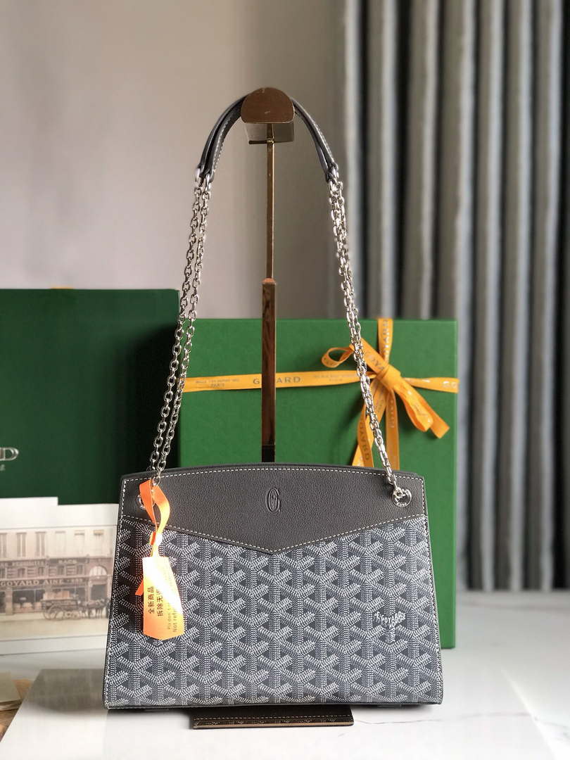 Goyard ROUETSPMLTY07CL07P Rouette Structur¨¦ PM Bag Gray