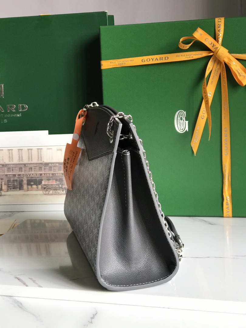Goyard ROUETSPMLTY07CL07P Rouette Structur¨¦ PM Bag Gray