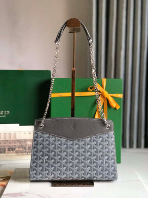 Goyard ROUETSPMLTY07CL07P Rouette Structur¨¦ PM Bag Gray - Default Title - View 3