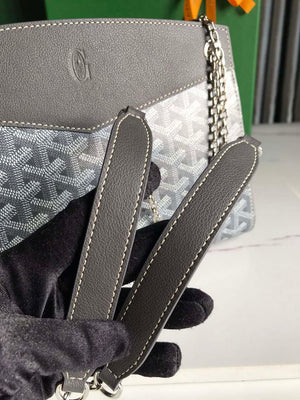 Goyard ROUETSPMLTY07CL07P Rouette Structur¨¦ PM Bag Gray - Default Title - View 5