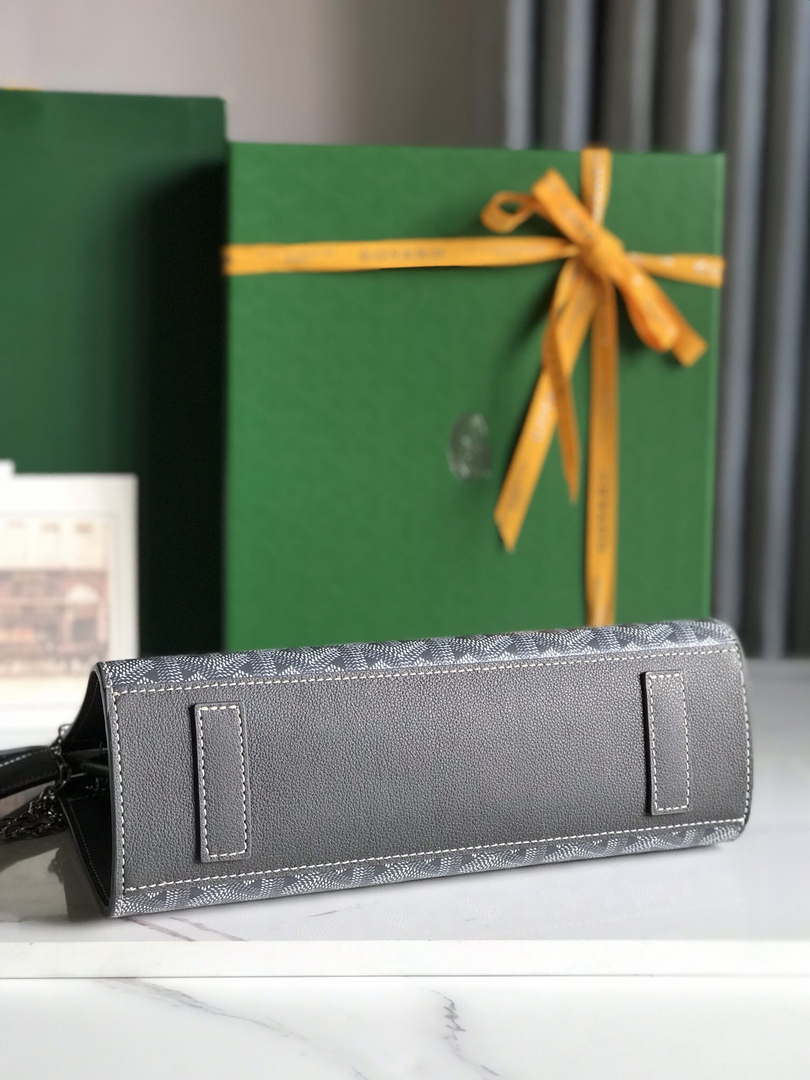 Goyard ROUETSPMLTY07CL07P Rouette Structur¨¦ PM Bag Gray