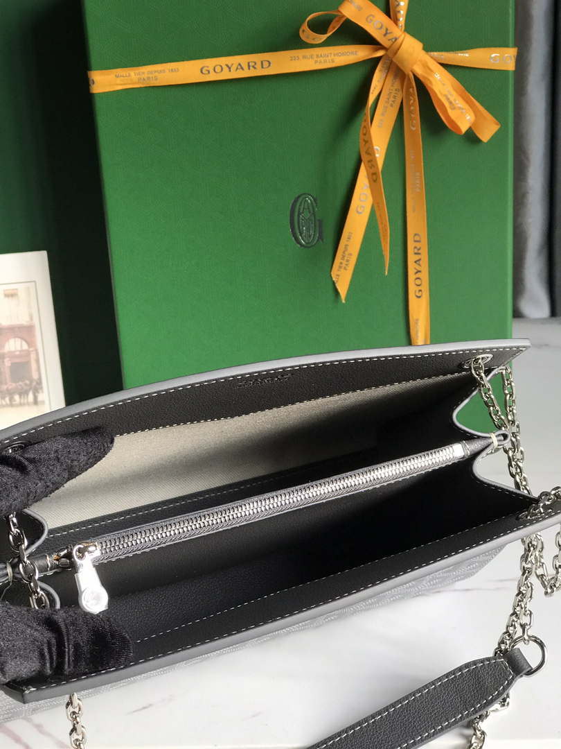 Goyard ROUETSPMLTY07CL07P Rouette Structur¨¦ PM Bag Gray