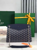 Goyard ROUETSPMLTY07CL07P Rouette Structur¨¦ PM Bag Navy Blue