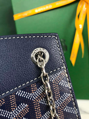 Goyard ROUETSPMLTY07CL07P Rouette Structur¨¦ PM Bag Navy Blue - Default Title - View 4