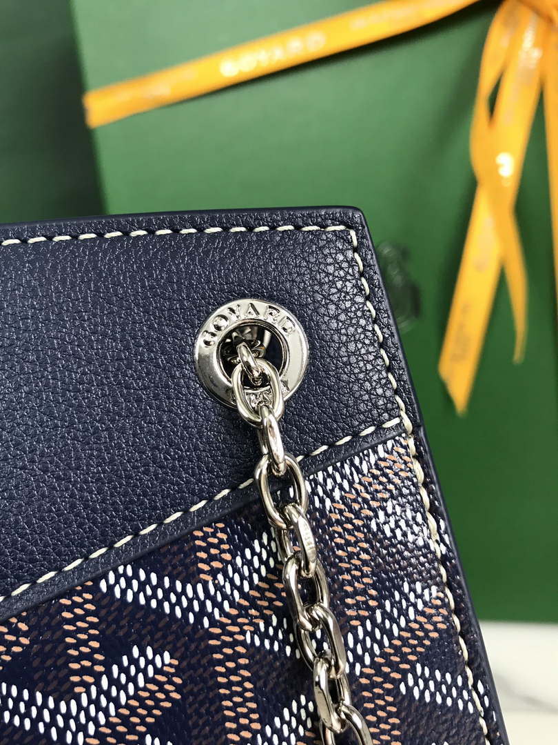 Goyard ROUETSPMLTY07CL07P Rouette Structur¨¦ PM Bag Navy Blue