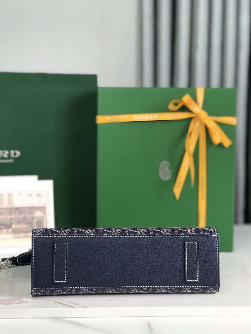 Goyard ROUETSPMLTY07CL07P Rouette Structur¨¦ PM Bag Navy Blue