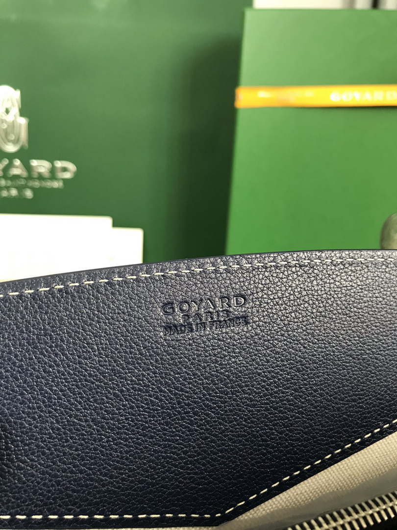 Goyard ROUETSPMLTY07CL07P Rouette Structur¨¦ PM Bag Navy Blue
